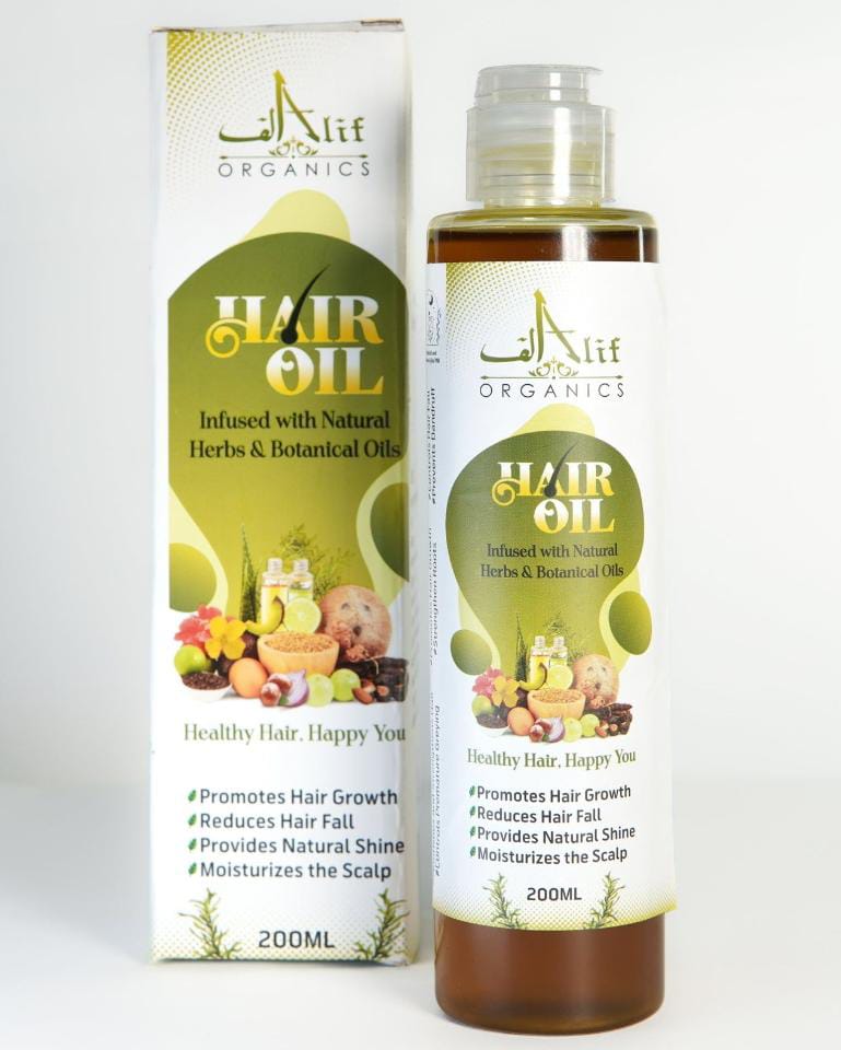 Alif Organics Hair Oil, a 200ML